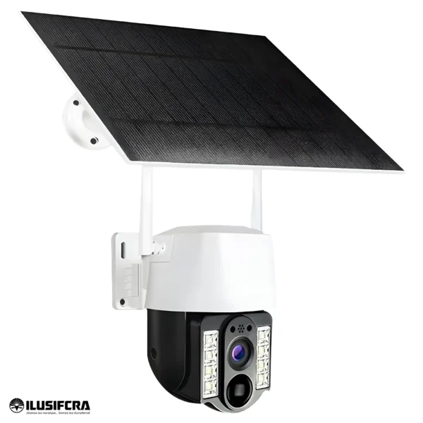 CAMARA WIFI TIPO DOMO PTZ EXTERIOR IP66 4G DC5V 2A 2MP VC3 SOLAR