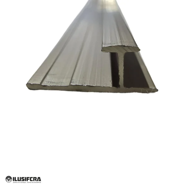 CANALETA ALUMINIO BRONCE TIPO L UNION AMBOS LADOS 3 METROS