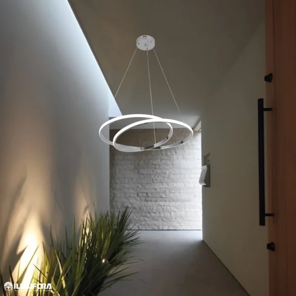 LÁMPARA DE COLGAR ESTILO ARO TRITONO LED SX-D339