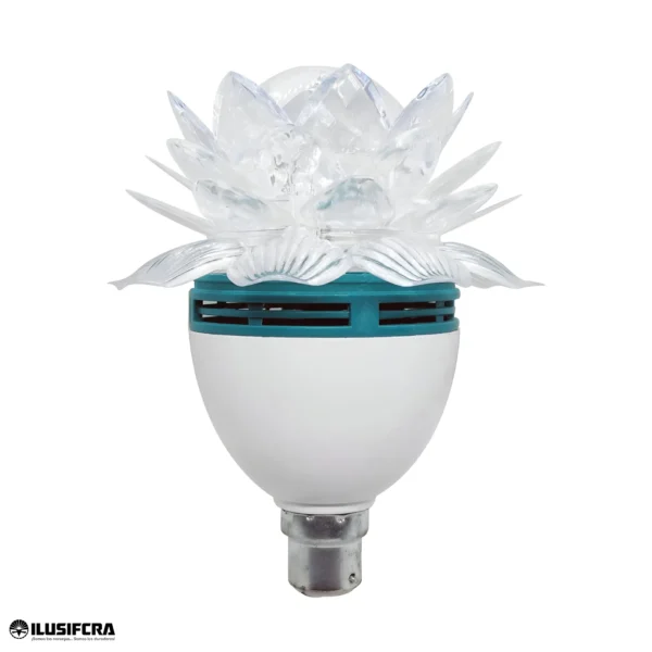 BOMBILLO LED 3W LUCES DE DISCOMOVIL GIRATORIO ESTILO FLOR