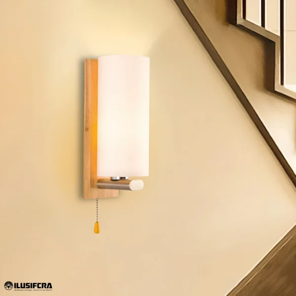 FAROL DE PARED COPA DE VIDRIO CILINDRO 8014-1