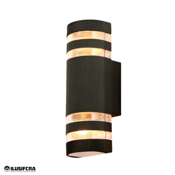 LÁMPARA PARA EXTERIOR EXTERIOR NEGRA E27 SZ-2122
