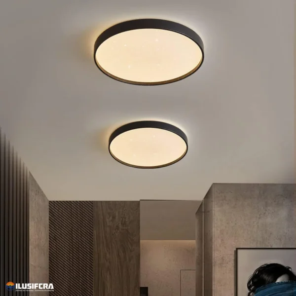 LÁMPARA DE TECHO LED BORDE CAFÉ U/14 8039-400MM