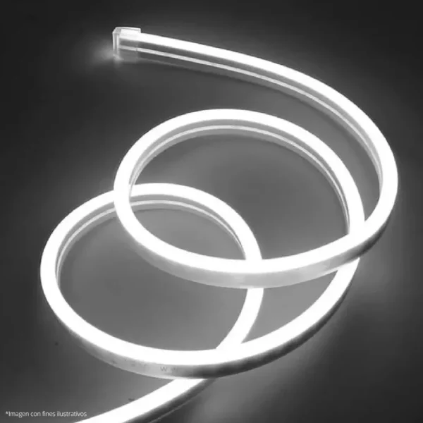 MANGUERA LED NEÓN FLEX 5M BLANCO 2835 6X12MM DC 12V IP65