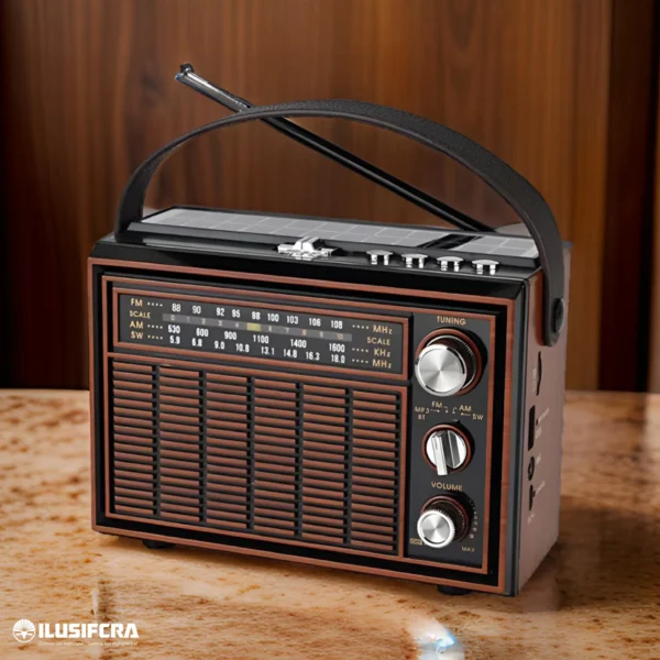 RADIO SOLAR PORTATIL SANKEY RECARGABLE R-507