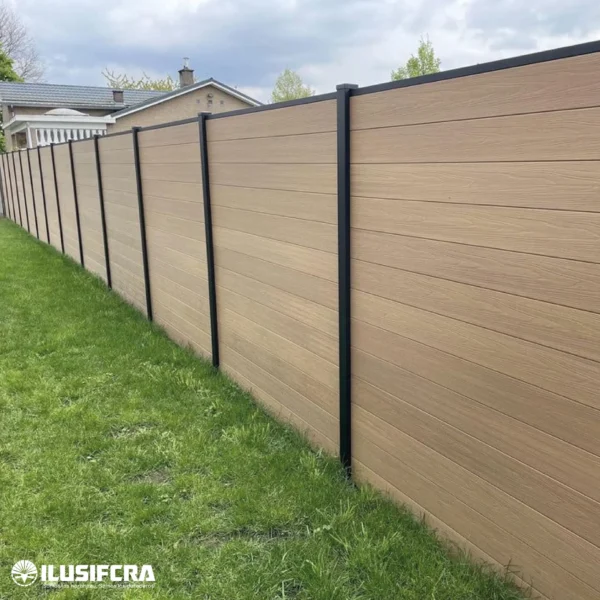 CERCA PERIMETRAL FEENCING WPC CREMA 15.6CM X 1.80M