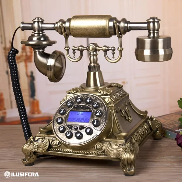 TELEFONO FIJO MS-5501A ESTILO VINTAGE