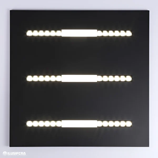 PANEL LED 60x60 NEGRO 48W - 4000K AC85-265V