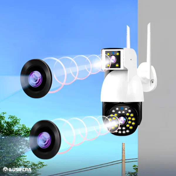 CAMARA WIFI SC01 4MP+4MP 360-180° DOMO