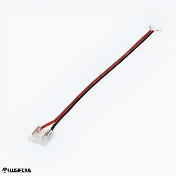 UNIÓN CON CABLE PARA CINTA LED 24V-12V PGY 8MM ILUSIFCRA