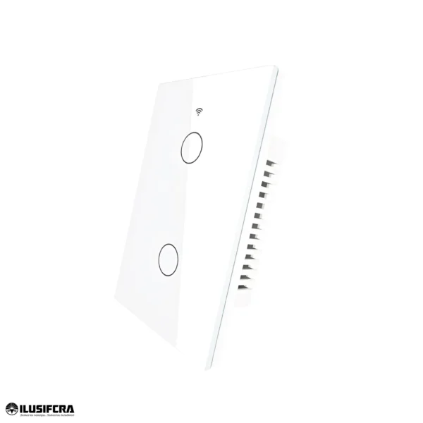APAGADOR DOBLE INTELIGENTE COLOR BLANCO TG1W-2-WT