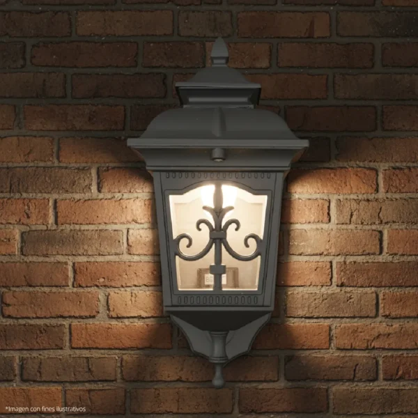 FAROL PARA EXTERIOR NEGRO E27 2001S-1W