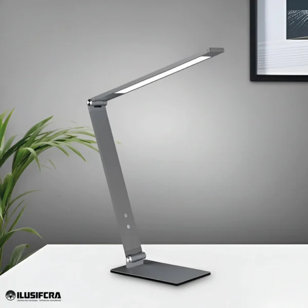 LÁMPARA PARA ESCRITORIO MODERNA PLEGABLE NEGRA 856N