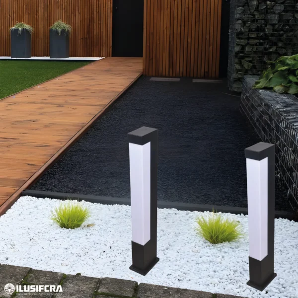 LAMPARA PARA JARDIN LUZ LED 26W OS-GD 919-1M