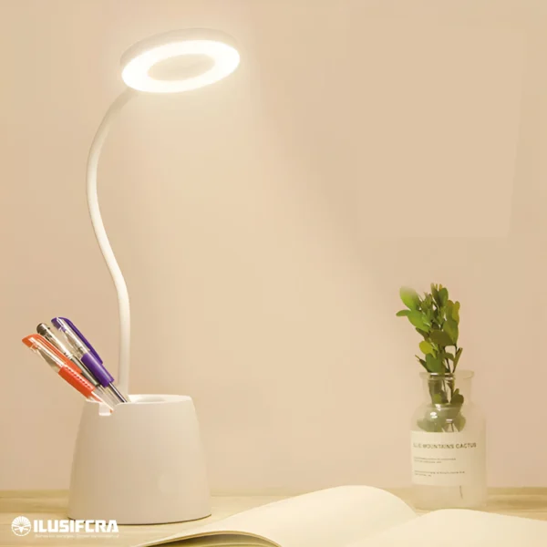 LAMPARA DE ESCRITORIO LED C/ORGANIZADOR 6046