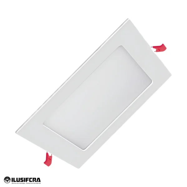 PANEL LED EMPOTRAR 12W CUADRADO 4000K CALIDO SL0038C