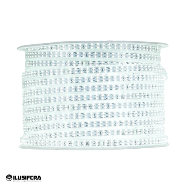 MANGUERA LED 12MM DOBLE PUNTO BLANCA 3030