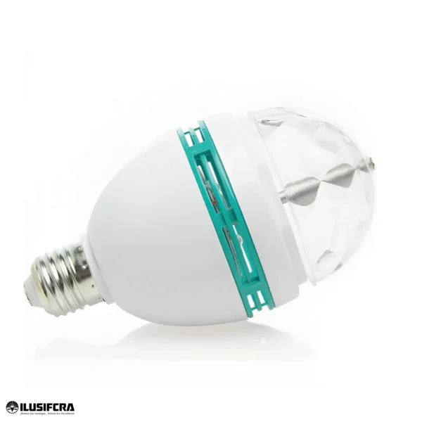 BOMBILLO LED 3W LUCES DE DISCOMOVIL GIRATORIO SL0125 ILUSIFCRA