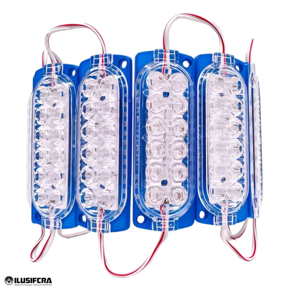 MODULO DOBLE LED AZUL 12V