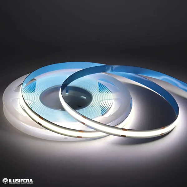CINTA LED 10 METROS COB 8MM-320D IP20-24V 6500K BLANCA ILUSIFCRA