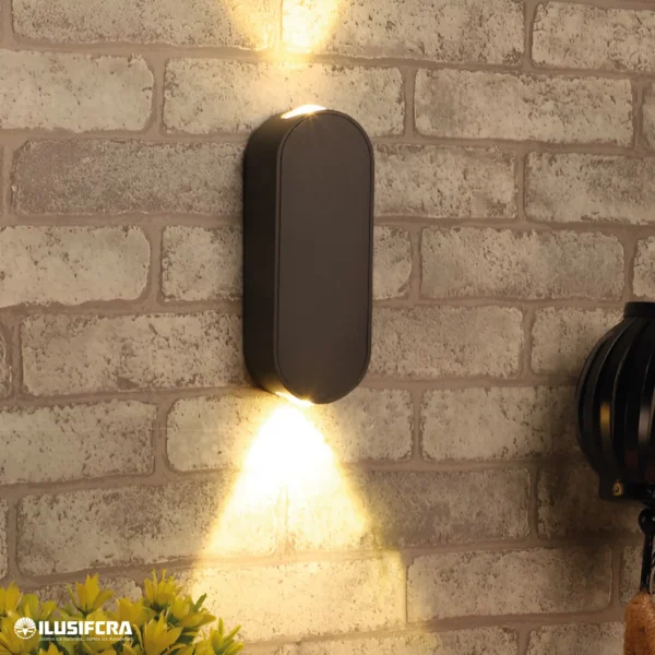 APLIQUE 8379 LED DE PARED OVALO 3W