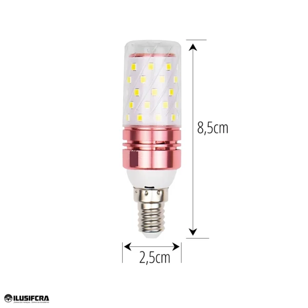 BOMBILLO LED TRITONO DE PUNTOS 5W 2700K+6500K SMD-80D ILUSIFCRA