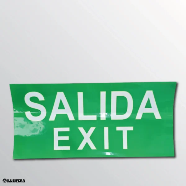 RÓTULO DE SALIDA DE EMERGENCIA