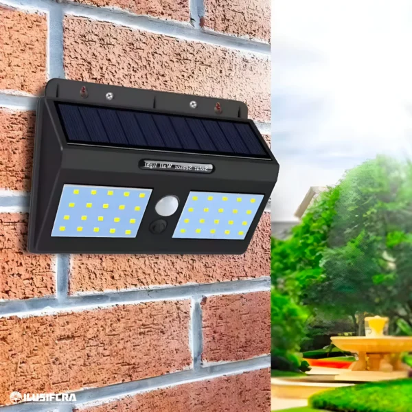 LAMPARA DE PARED SOLAR 5050X2 LED AB-SWL