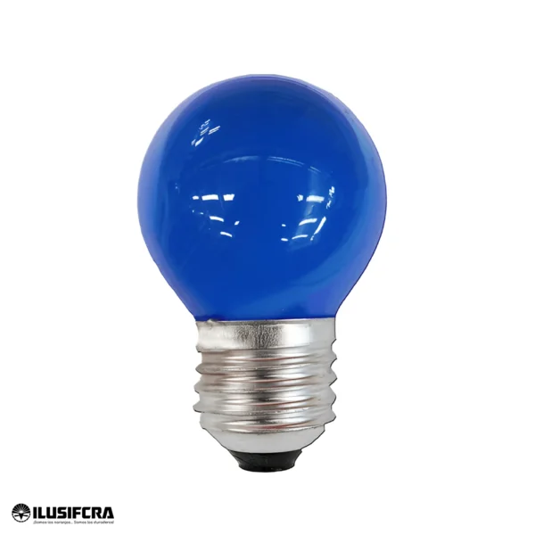 BOMBILLO LED NARIZ DE PAYASO G45 AZUL ILUSIFCRA
