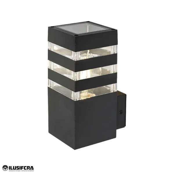 LÁMPARA PARA EXTERIOR NEGRO E27 SZ-2126