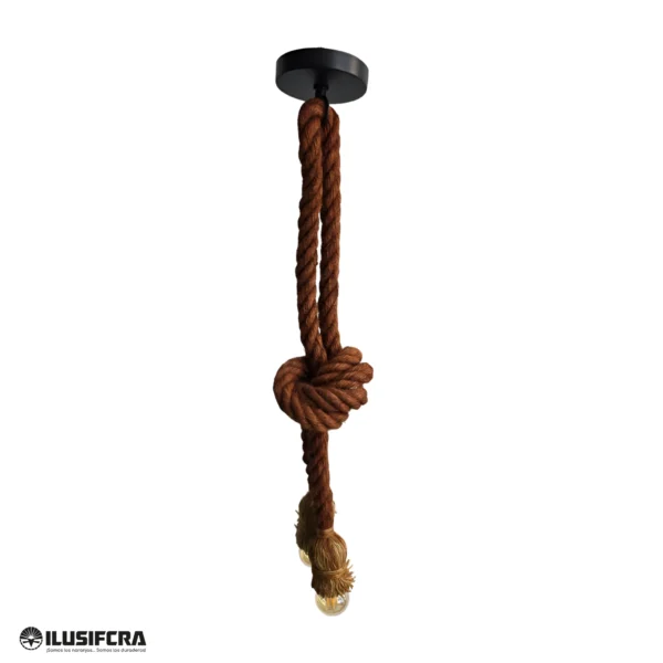 SOCKET DE CUERDA CAFE DOBLE MS005X2