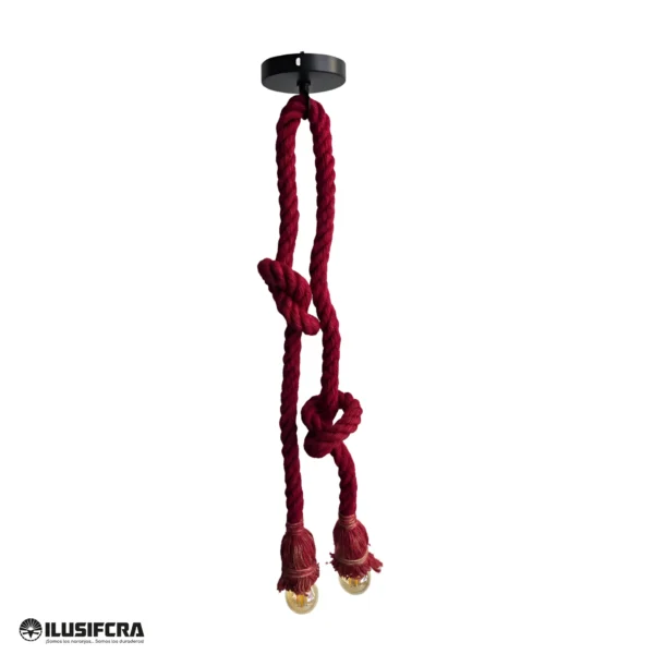 SOCKET DE CUERDA ROJO DOBLE MS002X2