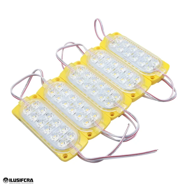 MODULO DOBLE LED AMARILLO 12V